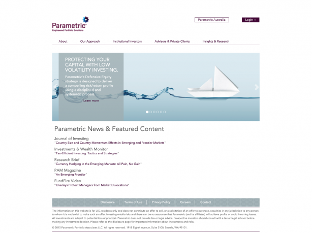 Parametric old Website